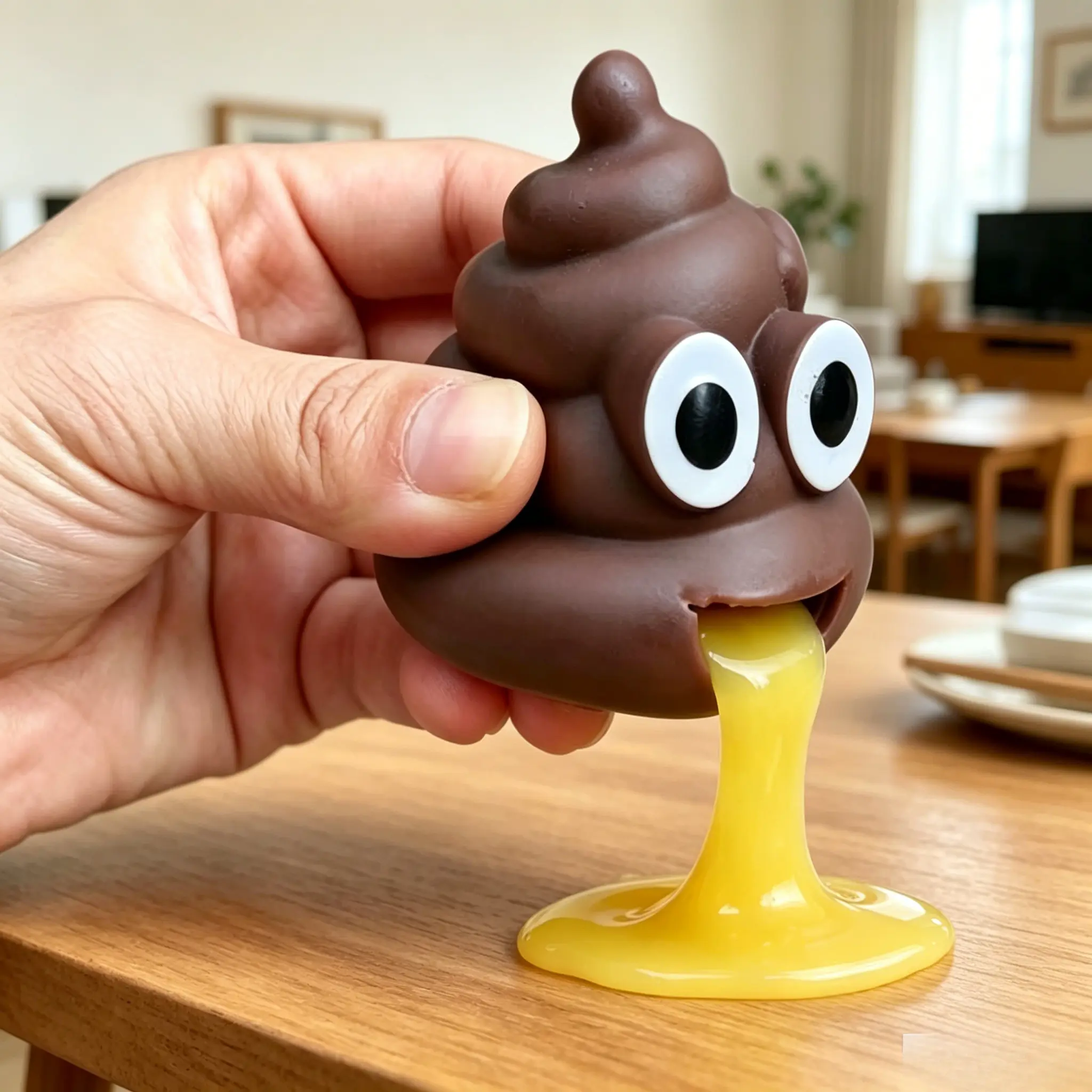 1PCS/2PCS Vomit Poop Squeeze Toy, Funny Stress Relief Squishy Toy, Fun Decompression Toy for Stress & Anxiety Relief, Suitable for Kids & Adults