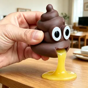 1PCS/2PCS Vomit Poop Squeeze Toy, Funny Stress Relief Squishy Toy, Fun Decompression Toy for Stress & Anxiety Relief, Suitable for Kids & Adults