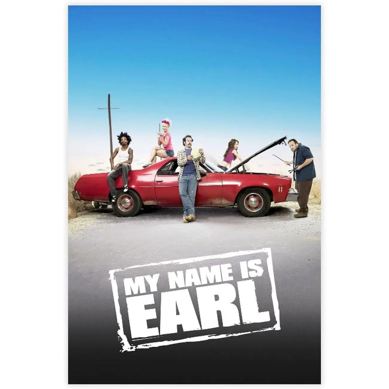 My Name Is Earl Comedy TV Series Canvas Poster - Modern Classic Artistic 7 Wall Art Print, Home Decor Gift for Living Room, Bedroom