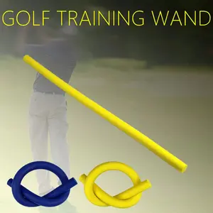 Soft Golf Swing Trainer with Multi-functional Aid for All Golfers High-Density Foam Power Stick for Flexibility Strength Training & Portable Design Right-Handed Ergonomic Swing Aid for Indoor Training Yellow Practice Swing Stick Indoor/Outdoor