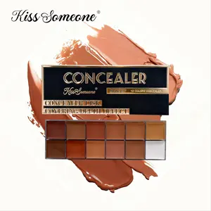 12 Color Concealer Palette, Moisturizing Makeup Palette, Facial Blemish Concealer Palette, Daily Cosmetics, Concealer Kit for Gifts, Corrector Concealer Palette