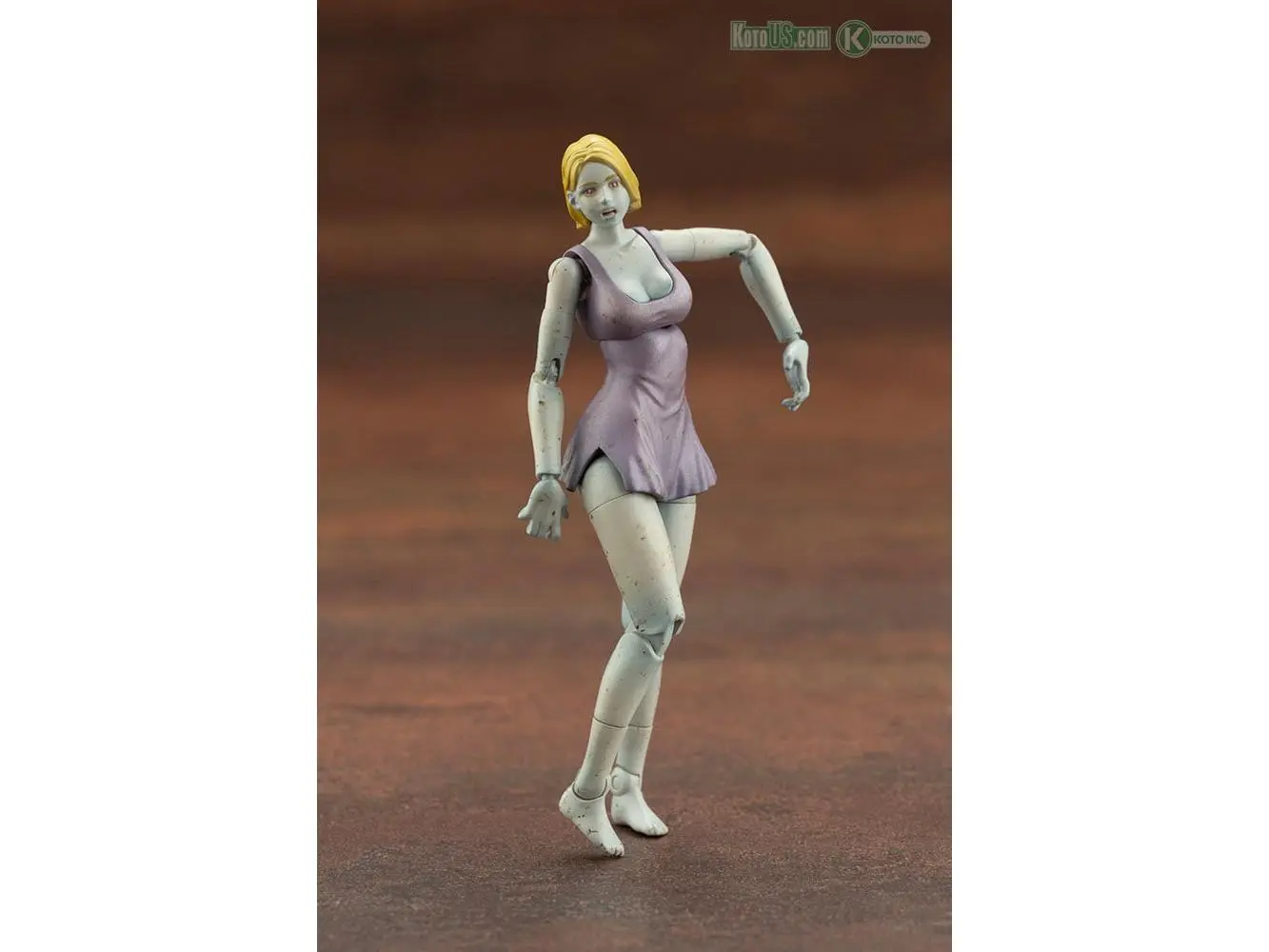 212 MAIN Kotobukiya KP627 End Of Heroes Zombinoid Fallen Queen PVC Figure Collectible Toy - 2023 Release, Articulated Hands, Palm-Size, Horror Theme, Desk Display
