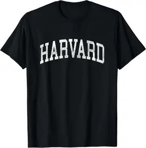 100% Cotton Harvard Massachusetts MA Vintage Athletic Sports Design T-Shirt