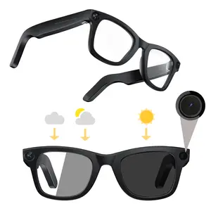Tech Glasses with HD Camera & Translator, Adjustable for Different Scenarios, Alloy Frame, Built-In Battery, Decorative Lens,Cool Gadgets