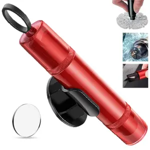 2-in-1 Emergency Window Breaker & Seatbelt Cutter，Car Hammer Seatbelt Cutter Window Breaker Emergency Escape Tool