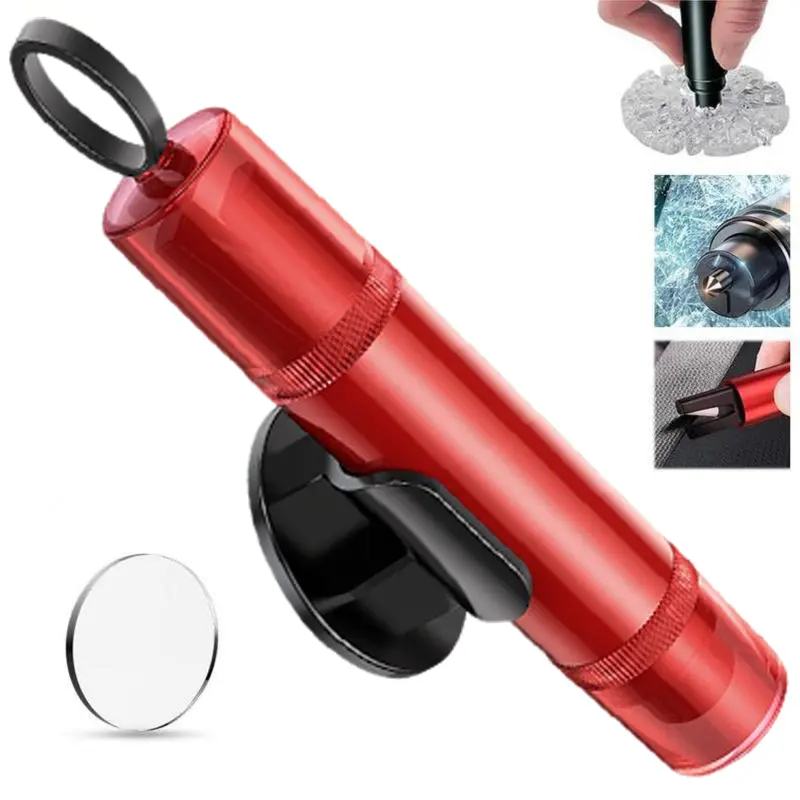 2-in-1 Emergency Window Breaker & Seatbelt Cutter，Car Hammer Seatbelt Cutter Window Breaker Emergency Escape Tool