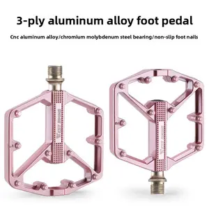 Aluminum Alloy/molybdenum Steel Bicycle Pedals, Anti Slip Pedals, Durable and Lightweight, Suitable for Mountain Bikes and Road Bikes, Easy Installation