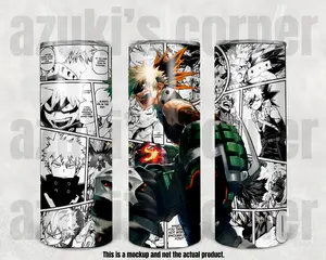 MHA Katsuki Bakugo Anime Manga Panel Tumbler 20/25 oz (#215)