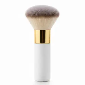 Airbrush Finish Buffer Foundation Brush Blending Buildable Coverage Seamless Application Flawless for Cream Liquid Powder Makeup Vegan Cruelty-Free Makeup Lovers
