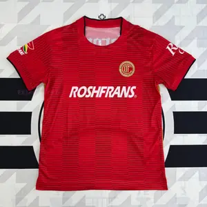 2526 Toluca Home Red Short Sleeve Soccer Jersey LIGA MX