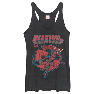 Women's Marvel Deadpool Concussion Racerback Tank Top