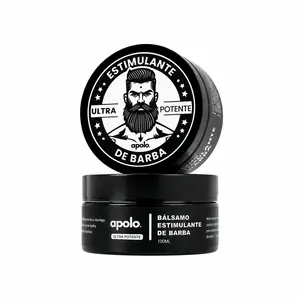 Men's Beard Growth Balm - Ultra Potent Minoxidil Booster Cream to Fill Patchy Spots. Fast Absorbing, Non-Greasy Conditioner for Thicker, Fuller Facial Hair