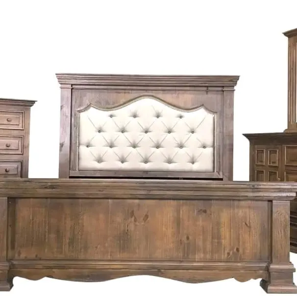 Solid Wood Hand Made & Hand Painted Master Bedroom Set On Sale!