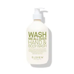 ELEVEN AUSTRALIA - WASH ME ALL OVER HAND & BODY WASH 16.9 FL OZ Coconut Jojoba Cleanser Moisture