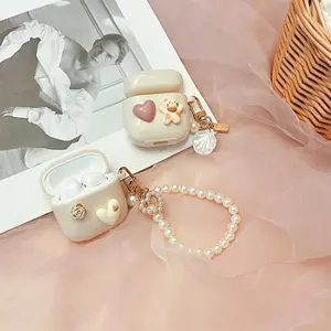 Cute Sports Earphone Case with Hanging Decoration, Compatible with Redmi Buds3, Protective Cover for Headphones, Accessory for Music Lovers