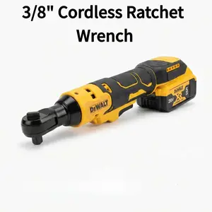 DEWALT DCF512 20V MAX Brushless 3/8-Inch Cordless Ratchet Wrench, Compact Automotive Repair Tool with 95Nm Torque, Variable Speed Control, LED Work Light, Ergonomic Slim Body for Tight Space Fasteners