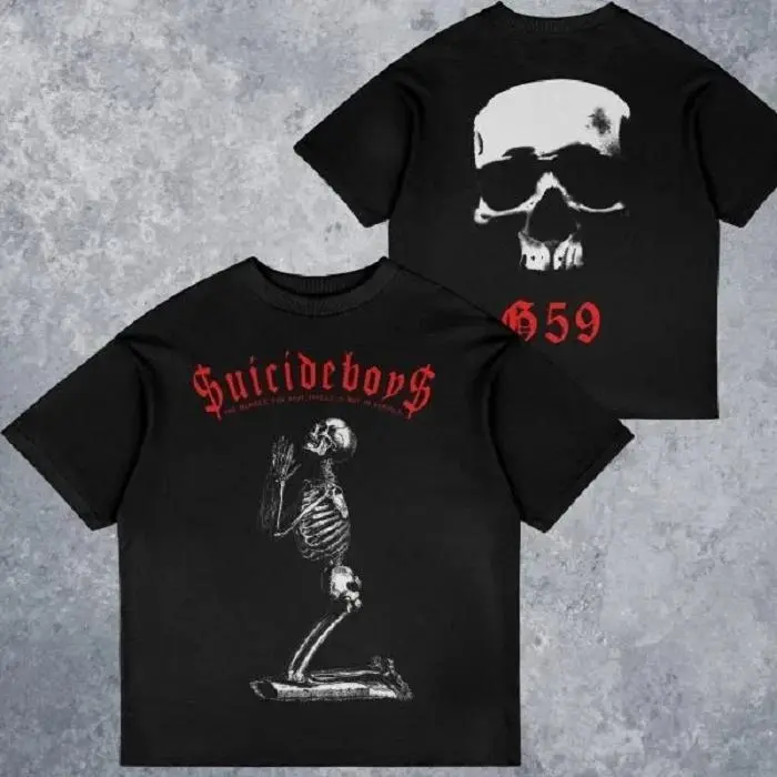 $uicideboy$ Vintage Graphic T-Shirt, Underground Rap Duo Tee, Hip Hop Fan Shirt, Dark Streetwear Gift T081410