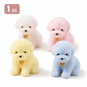 1 PC Hand Painted Dog Squishy Toys，Big Cute Ultra Soft Squeeze Fidget Puppy Toy for Stress Relief ,Squishies Sticky Animal Toys for Adults Teens, Decompression Sensory Balls Toys