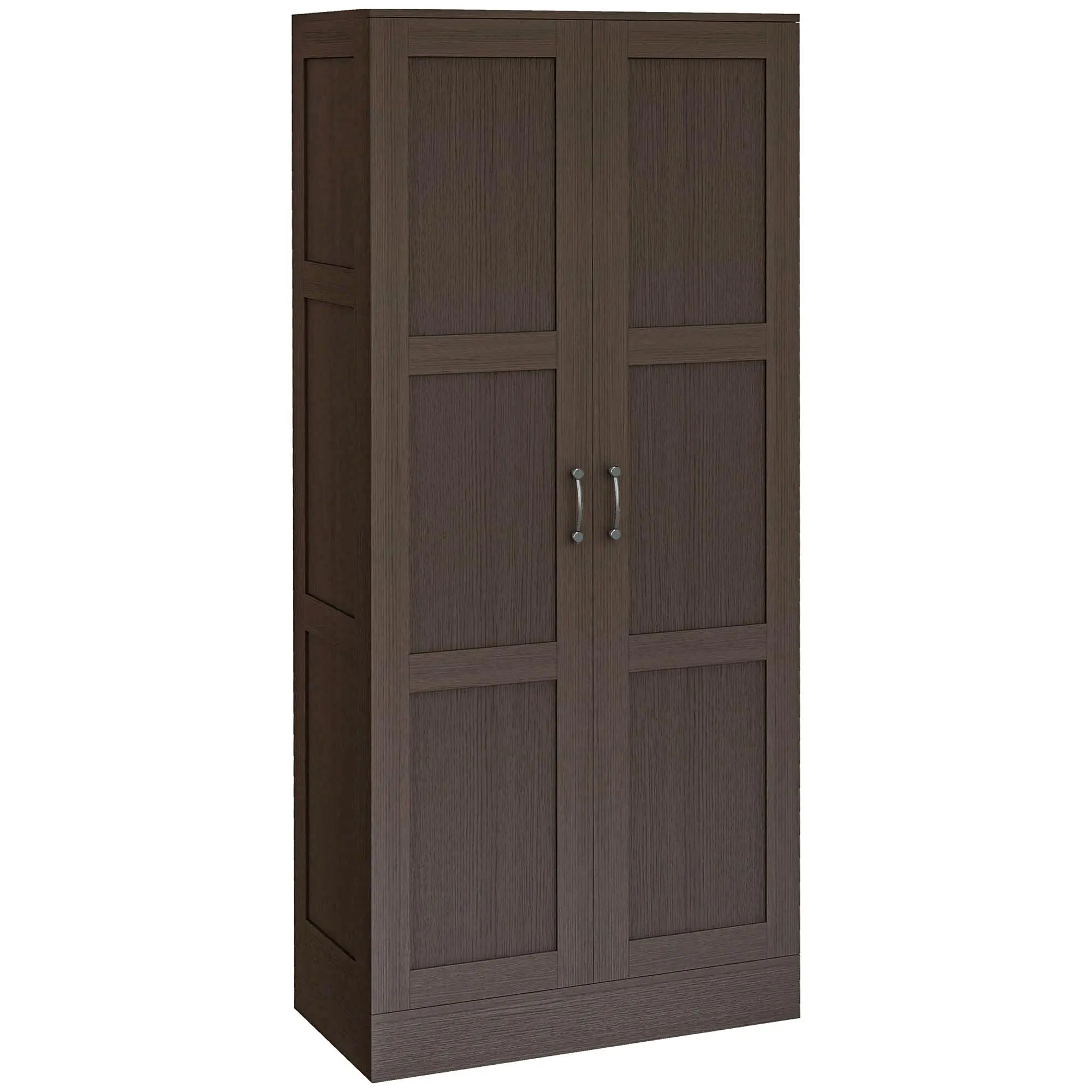 Multi-Compartment Melamine-Coated Particleboard Storage Sideboard - Adjustable, 110 lbs Capacity, Adjustable Shelves, Soft-Close Doors, Anti-Tipping Design, Assembly Required, High-Capacity, Coffee Bar & Display Cabinet for Various Room Types Organization