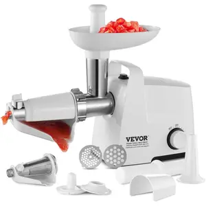 VEVOR Electric Tomato Strainer, 500W Sauce Maker Machine, 4.9 LBS/Min Food Mill With Reverse Function for Tomato, Strawberry, Blueberry - Pure Copper MotorVEVOR Super Brand Day