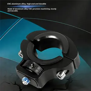 Motorcycle Bicycle Handlebar Clip Holder 1/4 Screw Bike Seatpost Clamp for Gopro 12 11 for Insta360 X3 Stand GPS Phone Holder