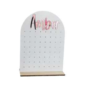 personalized earring stand organizer, arch earring stand, earring organizer, earring gift, custom earring stand