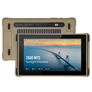 X7 Rugged Tablet PC 2600nit Sunlight Readable,7 Inch RAM 8GB+ROM 128GB Android 13 Outdoor Anti-Drop Waterproof Tablets for UAV Camping Fishing Moto Drone Camera Monitor