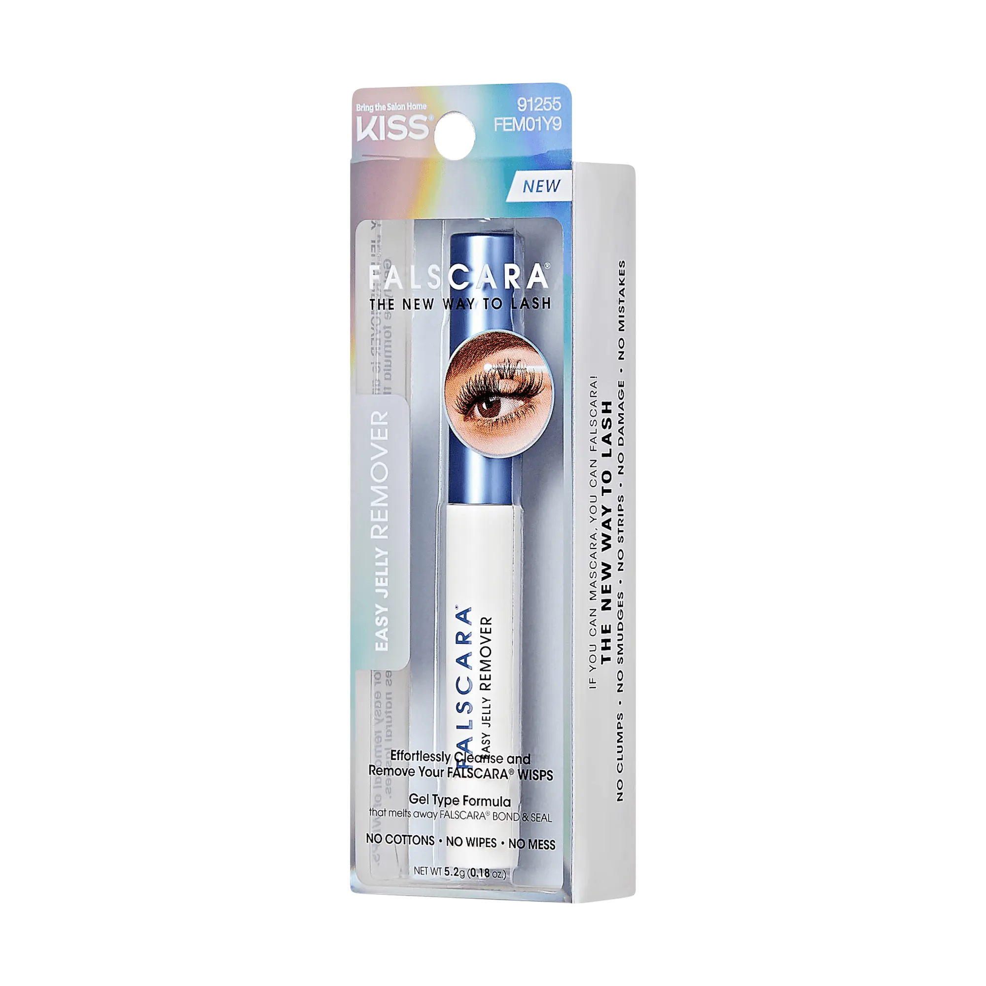 Falscara False Lash Easy Jelly Remover | DIY Lash Extension Remover, Brush Applicator Falscara False Lash Easy Jelly Remover | DIY Lash Extension Remover, Brush Applicator