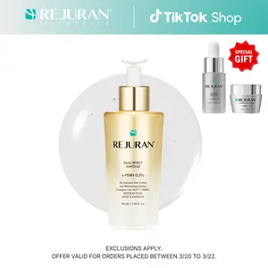 REJURAN Dual Effect Ampoule, DOT DUAL c-PDRN - Rejuvenating Face Serum for Radient Glass Skin, Wrinkle and Fine Line Treatment, Firming, and Deep Hydration, Korean Skincare (1.69 fl oz)