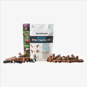33 Piece Drip Irrigation Kit | 1/2" Drip Tube Fittings