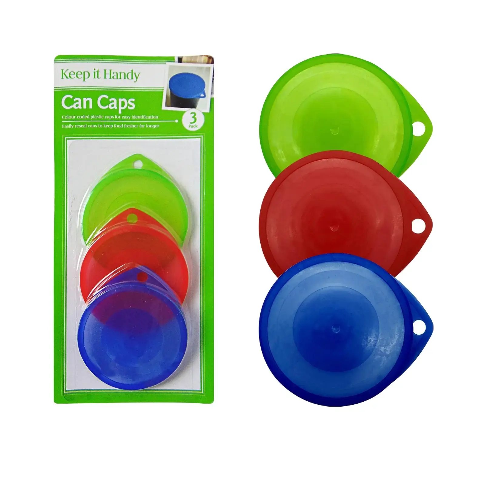 3 Plastic Can Lids Tin Covers Pet Dog Cat Food Reusable Caps Tops Fresh Storage