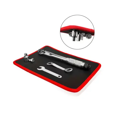 Super Flexible Bend-Flex Magnetic Tool Mat & Holder - Non-Slip, Scratchproof Tray for Mechanics, Tool Storage Organiser with Fast Pickup, Easy Reach, Stays Put for Garage Auto Repair