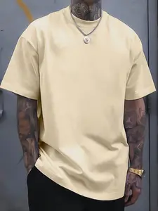 Men's Navy Blue Oversized Basic T-Shirt TikTok Trending Minimalist Streetwear Casual Tee | #tiktokshopblackfriday #giftideas Solid Color Loose-Fit Top for Daily Wear & Christmas Presents