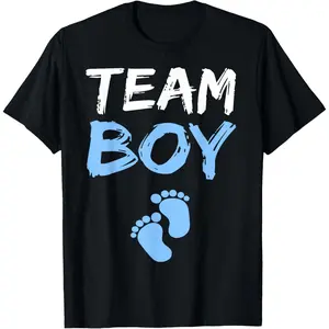 Team Boy Gender Reveal Baby Shower Shirt T-Shirt