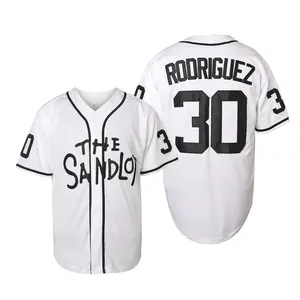 Benny The Jet Rodriguez The Sandlot Baseball Jersey, Michael Squints Palledorous Alan Yeah-Yeah McClennan Men's Jersey S-3XL