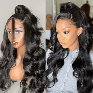 Bling Hair 13x6 Lace Wig Human Hair Wigs Body Wave Wig Pre plucked 13x4 HD Transparent Lace Front Wig Body Wig Natural Color summerwins