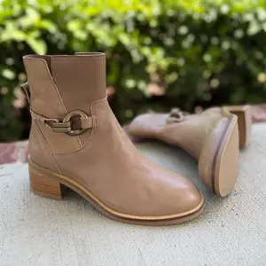 Brie Boot Taupe Nappa - Softwaves