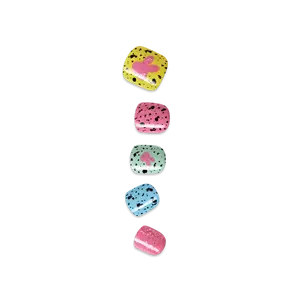 Impress Kids No Glue Fake Press On Nails - Fluffy Tails | Design, Multicolor, Kids, Squoval, Manicure