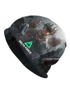 1 Piece Skullies Beanies Caps delta force game wallpapers Thin Hat Autumn Spring Bonnet Hats Men Women's Street Ski Cap