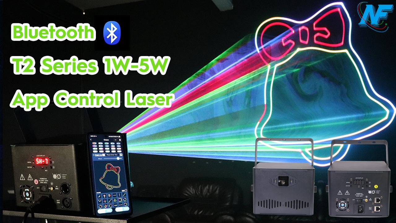 Dj bar Beam Light 5W Laser RGB Full Color 3D Animation DMX512 Sound Activated Control Party Lights for Club Birthday Bar Disco Concert