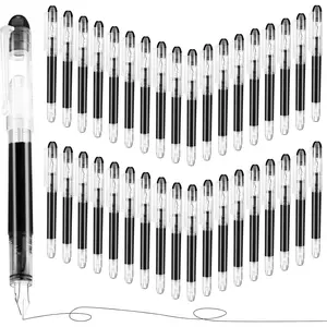 36 count Disposable Fountain Pens,  to School Quick Drying Ink Pen, Calligraphy Smooth Writing Pens for Journaling Office Supplies Sketching Doodling Beginner Artist Gifts(Black)