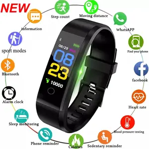 115plus Smart Watch Men Women Fitness Tracker Sport Watch Waterproof call Smartwatch Heart Rate Blood Pressure Monitor Smart Band