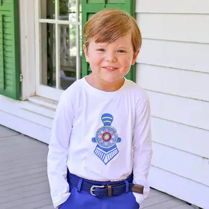 Polar Express White Long Sleeve Shirt - Boys Christmas T-Shirt