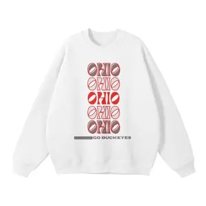 REPEAT Ohio State Streetwear Unisex Solid Color Fleece Pullover