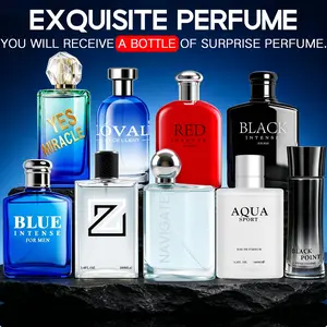 1 Pack Men Perfume Random | 100ML / 3.38 FL OZ | 1 of 9 Citrus Scents: Lemon/Bergamot/Grapefruit/Mandarin/Orange/Lime/Pomelo/Buddha/Citrus | 9 Choose 1, Unbox Surprise, New Fruit Daily | Gift for Him