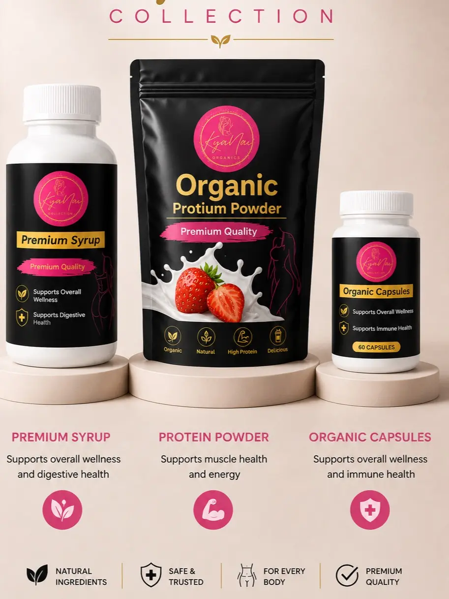 Organic SET PROTEIN,CAPSULES,SYRUP premium 3-Piece Organic SET PROTEIN,CAPSULES,SYRUP premium 3-Piece