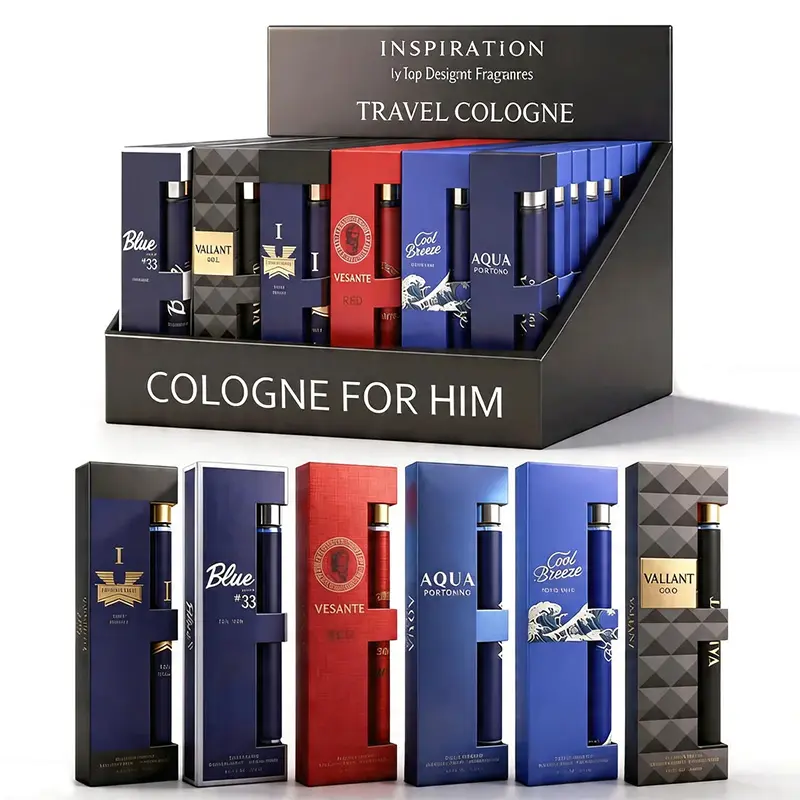 6-Piece Set Men's Eau De Toilette Fragrance, Cologne For Men
