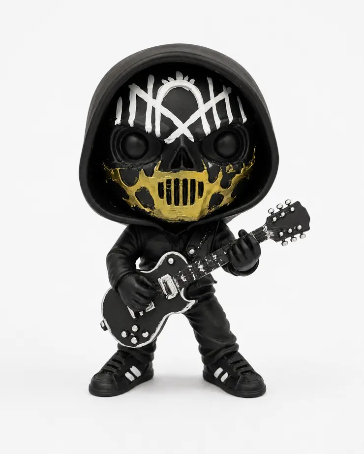 Masked Guitarist Chibi Figure