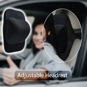 Adjustable Memory Foam Car Headrest, Universal Fit for All Seasons, Protects Cervical Health, Suitable for All Vehicle Types