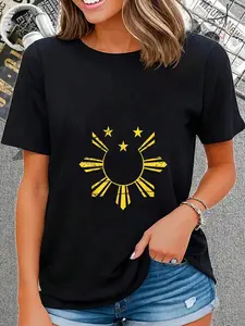 100% Cotton Retro Filipino Flag Philippines T-Shirt